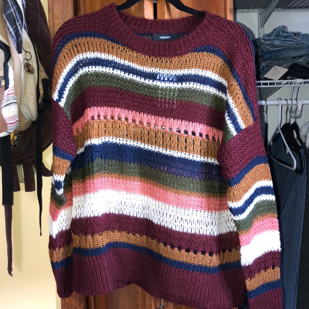 NWT Forever21 Striped Sweater